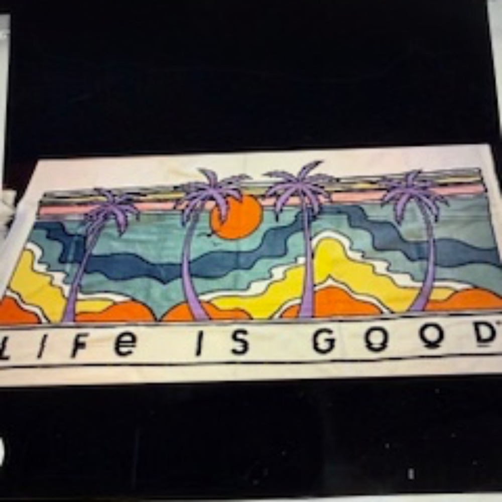Life is Good Retro Beach Towel *NEW*